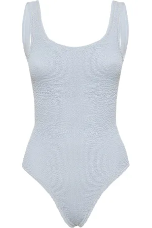Reina Olga Papaia Crinkled One Piece Swimsuit