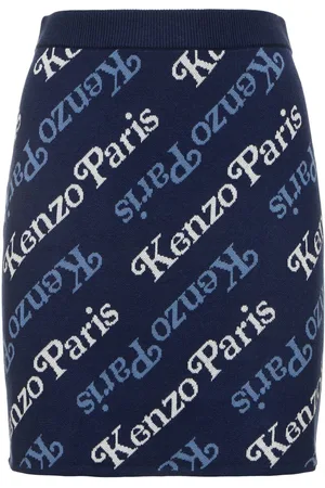 Kenzo Kenzo X Verdy Cotton & Wool Mini Skirt