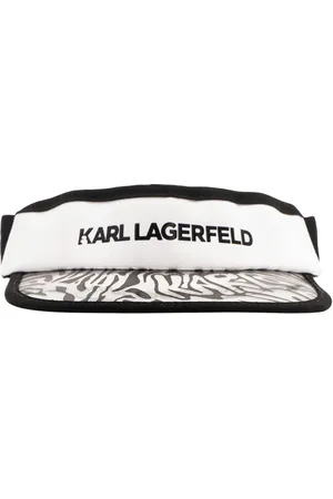 Karl Lagerfeld Cotton Blend Twill Visor