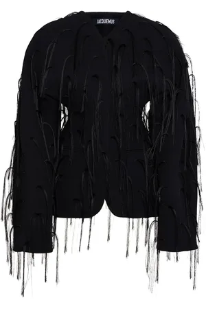 Jacquemus La Veste Ovalo Collarless Jacket