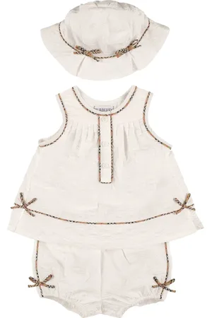 Burberry Cotton Top, Shorts & Hat