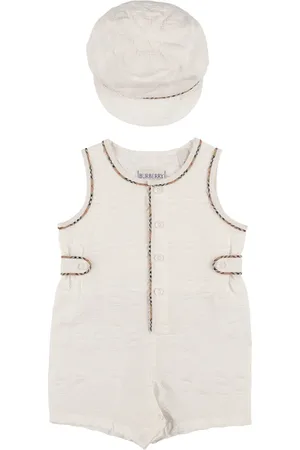 Burberry Cotton Jumpsuit & Hat