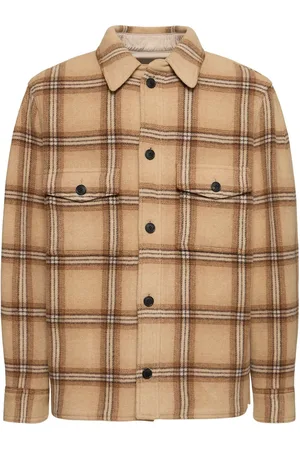 Isabel Marant Check Print Wool Blend Jacket