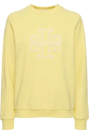 Tory Burch French Terry Cotton Crewneck Sweatshirt