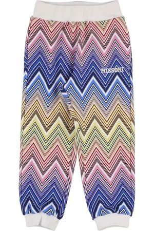 Missoni Zig Zag Printed Cotton Sweatpants