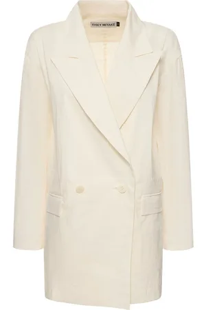 Issey Miyake Satin Double Breasted Jacket
