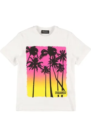 Dsquared2 Printed Cotton Jersey T-shirt