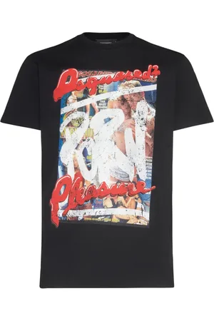 Dsquared2 Rocco Siffredi Printed Cotton T-shirt
