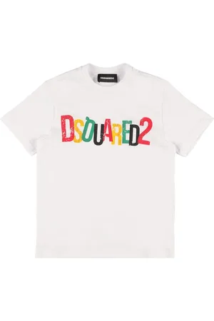 Dsquared2 Printed Cotton Jersey T-shirt