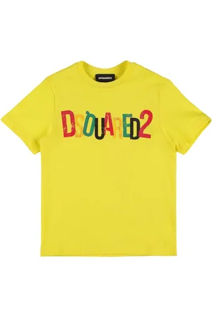 Dsquared2 Printed Cotton Jersey T-shirt