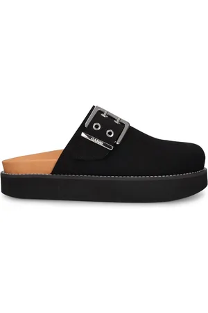 Ganni 30mm Feminine Buckle Mules