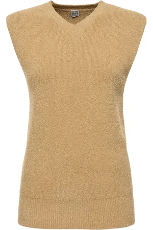 Totême Knit Terry Cotton Blend Vest