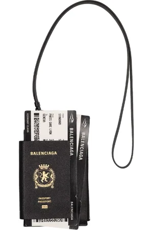 Balenciaga Passport Leather Phone Holder