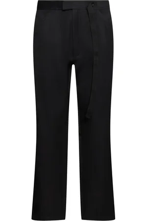 4SDESIGNS Viscose & Cotton Twill Formal Pants