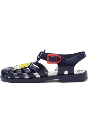 Kenzo Logo Patch Jelly Sandals