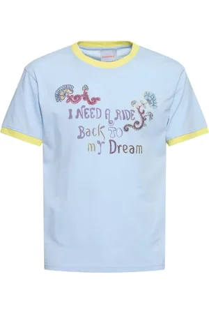 Bluemarble Printed Cotton Blend Jersey T-shirt