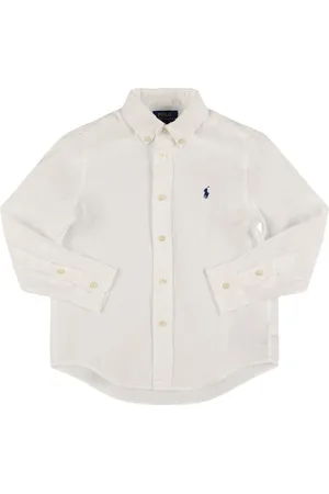 Ralph Lauren Logo Embroidery Linen Shirt