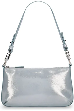 Giorgio Armani Small Shiny Leather Shoulder Bag