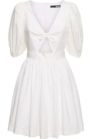 ROTATE Marie Puff Sleeve Cotton Mini Dress