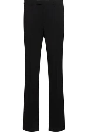 LANEUS Straight Wool Blend Formal Pants