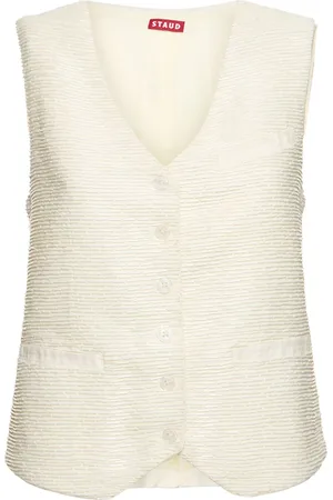 Staud Brett Viscose Blend Vest