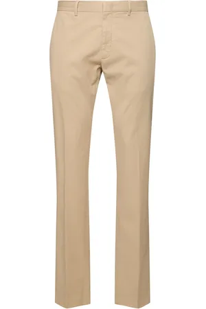 Ermenegildo Zegna Garment Dyed Cotton Flat Front Pants