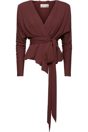 ALEXANDRE VAUTHIER Draped Viscose Jersey L/s Jacket