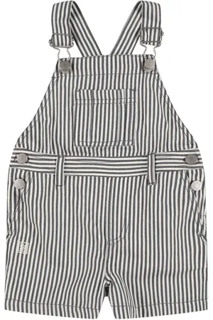 Liewood Striped Organic Cotton Overalls