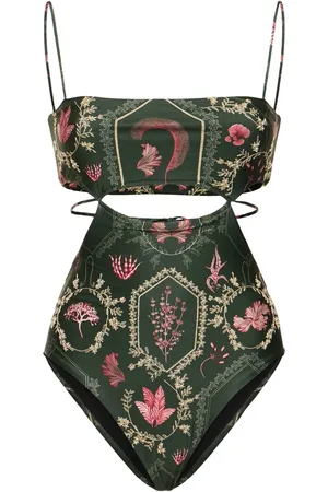 Agua by Agua Bendita Victoriana Encaje One Piece Swimsuit