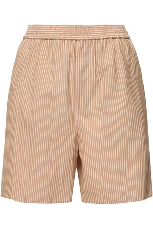 Auralee Super Fine Wool Striped Shorts