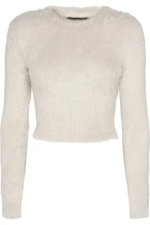 Balenciaga Knotted Fuzzy Nylon Sweater