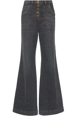 Etro Denim High Rise Flared Jeans
