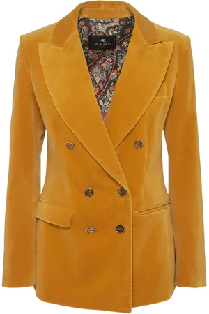 Etro Velvet Double Breast Jacket