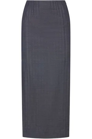 Etro Tailored Wool Blend Midi Skirt