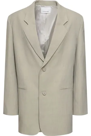The Frankie Shop Aiden Linen & Viscose Blazer