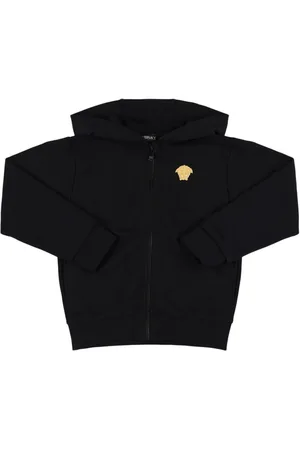 VERSACE Cotton Zip-up Sweatshirt