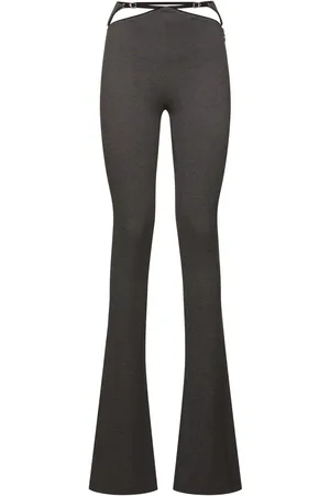 The Attico Tech Jersey Flared Pants