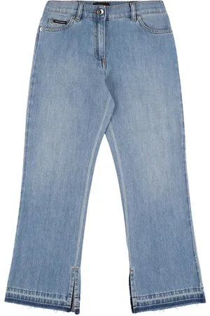 Dolce & Gabbana Stretch Cotton Flared Jeans