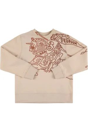 Burberry Embroidered Cotton Jersey Sweatshirt
