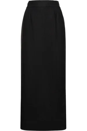 POSSE Emma Linen Midi Pencil Skirt