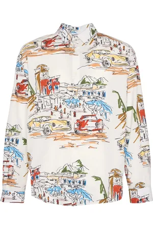 Jacquemus La Chemise Simon Printed Cotton Shirt