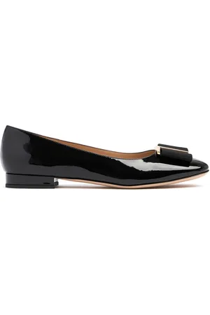 Tom Ford 10mm Patent Leather Ballerina Flats