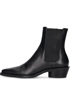 Proenza Schouler 40mm Bronco Leather Chelsea Boots