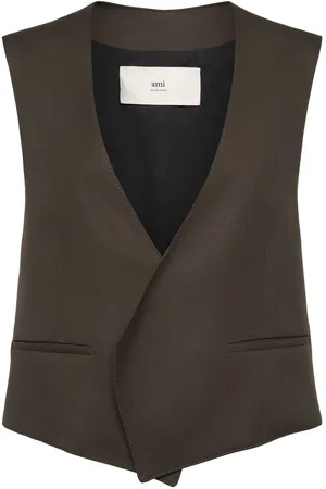 Ami Wool Military Vest