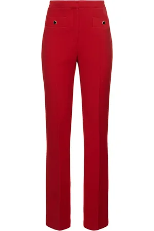 Alessandra Rich Wool High Waisted Pants