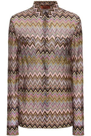 Missoni Chevron Viscose Long Sleeve Shirt