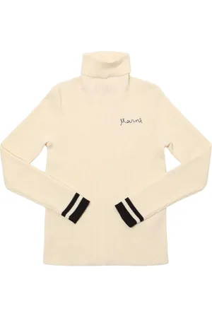 Marni Cotton Blend Knit Turtleneck Sweater
