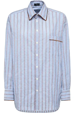 Etro Striped Cotton Poplin Shirt