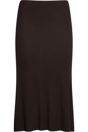 Khaite Leema Viscose Midi Skirt