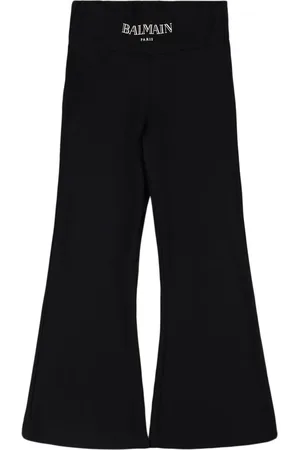 Balmain Cotton Jersey Flared Leggings